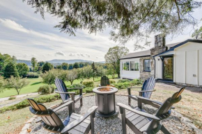 Updated and Modern Waynesville Cottage with Fire Pit
